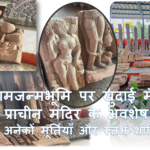 Unseen relics from temple excavation
